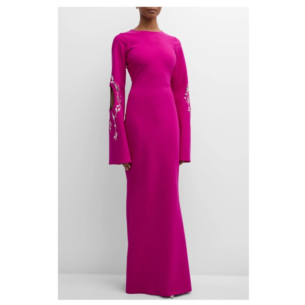 La Petite Robe Di Chiara Boni Sequin Cutout Gown